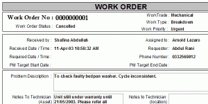 workorder